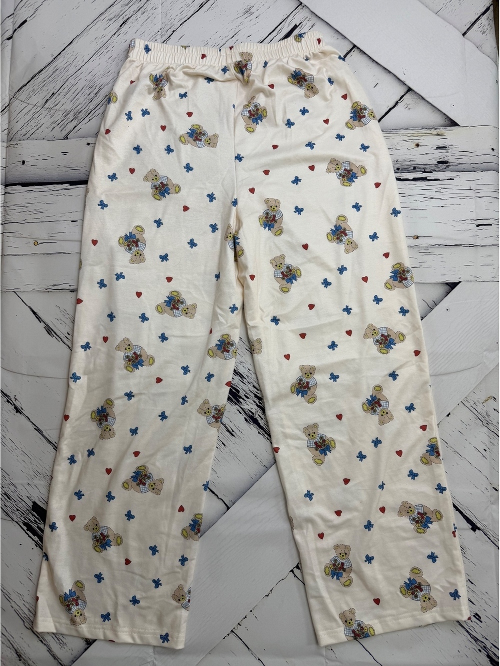 Cozy Lounge Dazy Teddy Bear Cozy Pajama Sleep Pants Women’s Large